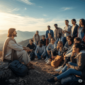 Jesus sermon del monte jovenes